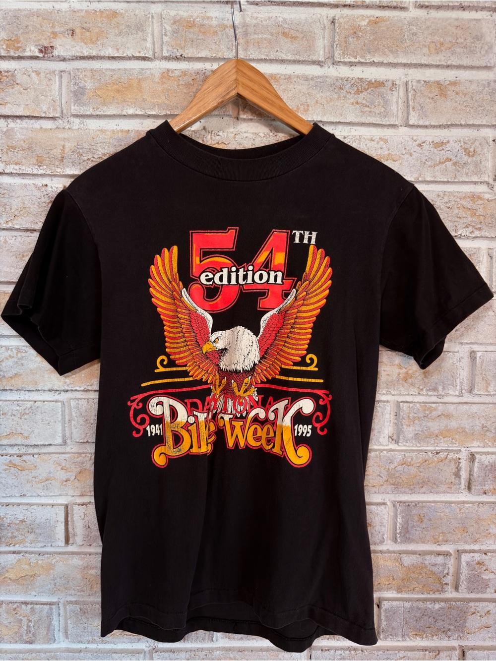 Vintage single stitch bike week tee